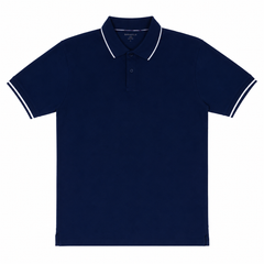 Short Sleeves Polo Collar With Three Button Placket - M-98