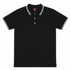 Short Sleeves Polo Collar With Three Button Placket - M-99