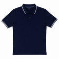 Short Sleeves Polo Collar With Three Button Placket - M-106