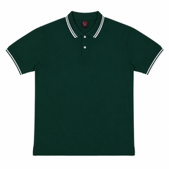 Short Sleeves Polo Collar With Three Button Placket - M-111