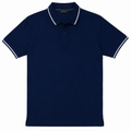 Short Sleeves Polo Collar With Two Button Placket - M-81