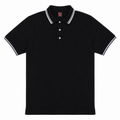 Short Sleeves Polo Collar With Three Button Placket - M-82