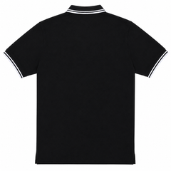 Short Sleeves Polo Collar With Three Button Placket - M-82