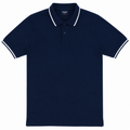 Short Sleeves Polo Collar With Three Button Placket - M-84
