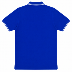 Short Sleeves Polo Collar With Three Button Placket - M-85
