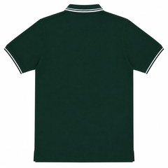 Short Sleeves Polo Collar With Three Button Placket - M-87
