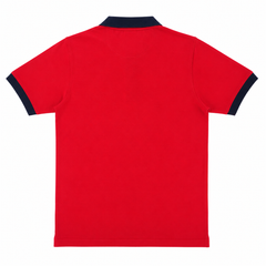 Short Sleeves Polo Collar With Three Button Placket - M-86