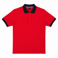 Short Sleeves Polo Collar With Three Button Placket - M-103