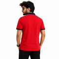 Short Sleeves Polo Collar With Three Button Placket - M-103