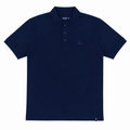 Short Sleeves Polo Collar With Front Embroidery Three Button Placket - M-104