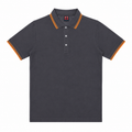 Short Sleeves Polo Collar With Three Button Placket - M-112