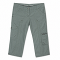 Olive Cargo Capri Pant