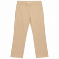 Straight Fit Chino Pants With Back Pocket - W-130