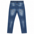Dark Wash Denim Pant with Drawstring Waist - W-132