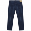 Dark Navy Blue Slim Fit Jeans With Multi pocket - W-134