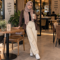 Straight Fit Stretch Jeans With Multi Pocket - W-139