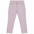 Dusty Pink Slim Fit Ankle Zip Jeans - W-140