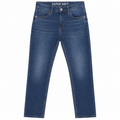 Mid Wash Slim Fit Stretch Jeans - W-141