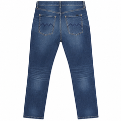 Mid Wash Slim Fit Stretch Jeans - W-141