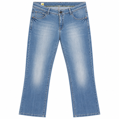Light Wash Low Rise Bootcut Stretch Pant - W-142