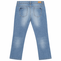 Light Wash Low Rise Bootcut Stretch Pant - W-142