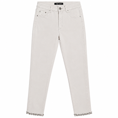 Light Grey High Waist Skinny Jeans - W-145