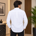 Full Sleeves Color Block Band Collar Shirt - M-149