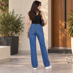 Blue Slim Fit Jeans With Multi pocket - W-135