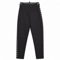 Black High Waist Slim Fit Pants - W-146