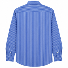 Full Sleeves Vertical Stripe Formal Shirt With Chest Pocket - M-150