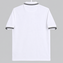 Short Sleeves Polo Collar With Three Button Placket - M-151