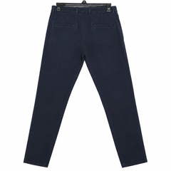 Man Slim Fit Dark Navy Pants With Multi Pocket - M-152