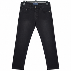 Jet Black Slim Fit Stretch Jeans - M-154