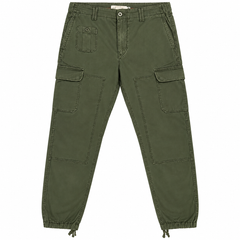 Olive Green Cargo Jogger Pants - M-155