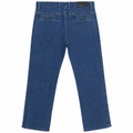 Mid Blue Straight Fit Stretch Denim Pants - M-156
