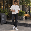 Jet Black Slim Fit Stretch Jeans - M-157
