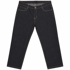 Dark Wash Straight Fit Stretch Jeans With Multi Pocket - M-159