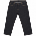 Dark Wash Straight Fit Stretch Jeans With Multi Pocket - M-159