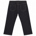 Dark Wash Straight Fit Stretch Jeans With Multi Pocket - M-159