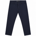 Navy Blue Slim Fit Pants With Multi Pocket - M-161