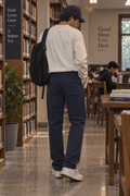 Slim Fit Pants With Multi Pocket - M-162