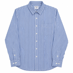 Full Sleeves Striped Casual Shirt With Front Chest Pocket - M-145