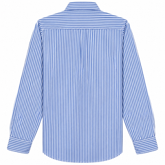Full Sleeves Striped Casual Shirt With Front Chest Pocket - M-145