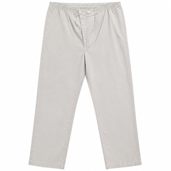Utility Cargo 3-Quarter Capri Pants - Elastic Waist, Side Pockets - U-16