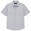 Short Sleeves Button Down Printed Shirt - M-140