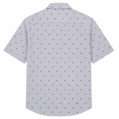 Short Sleeves Button Down Printed Shirt - M-140