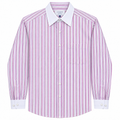 Full Sleeves Striped Casual Shirt With Front Chest Pocket - M-143