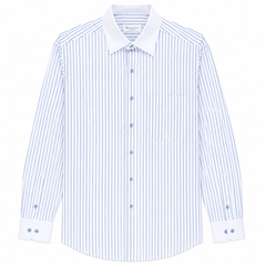 Full Sleeves Striped Casual Shirt With Front Chest Pocket - M-144