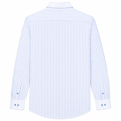 Full Sleeves Striped Casual Shirt With Front Chest Pocket - M-144