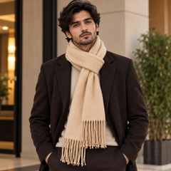 Plain Wool Muffler - R-34